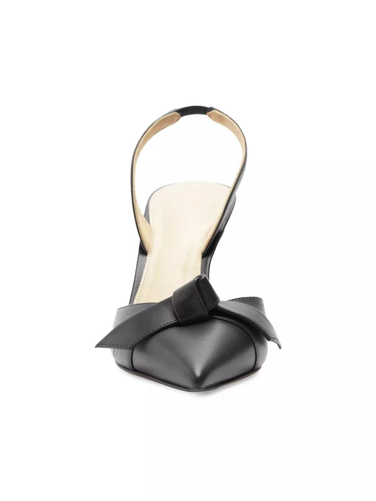 Alexandre Birman Clarita Bell 85MM Leather Slingback Pumps 8