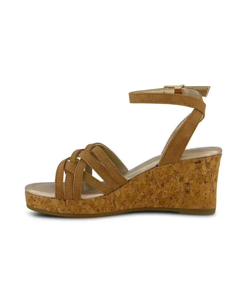 Kenneth Cole Little Girls Anastasia Bella Strap Wedge Sandals 7