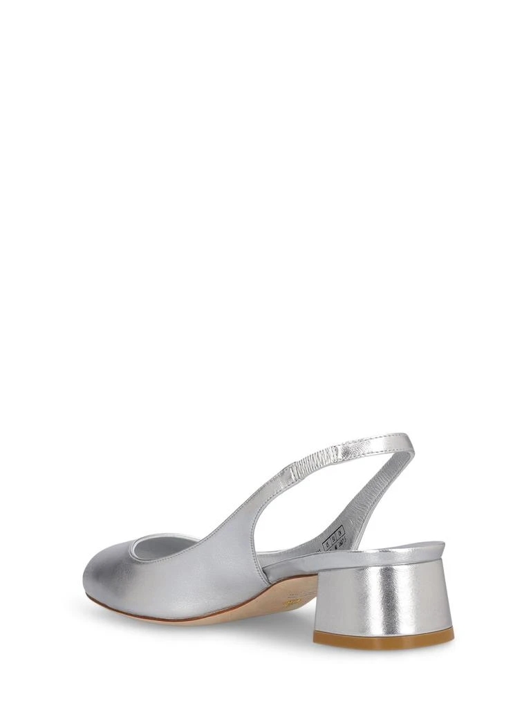 STUART WEITZMAN 35mm Vivienne Metallic Leather Heels 3