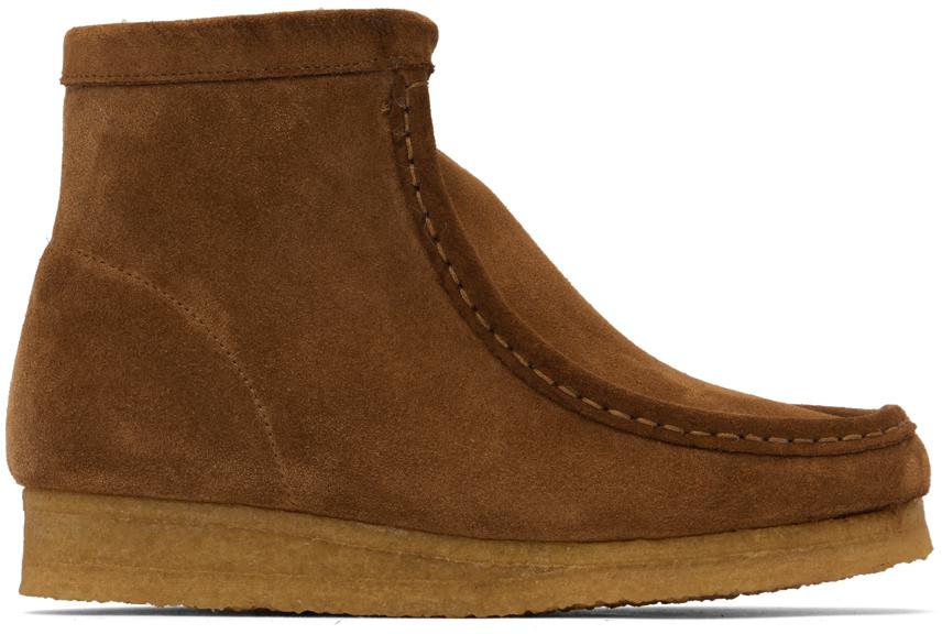 靴 CLARKS BEAMS END WALLA HI Strap END. x Clarks Originals x Beams Plus Walla Hi Strap (Dark