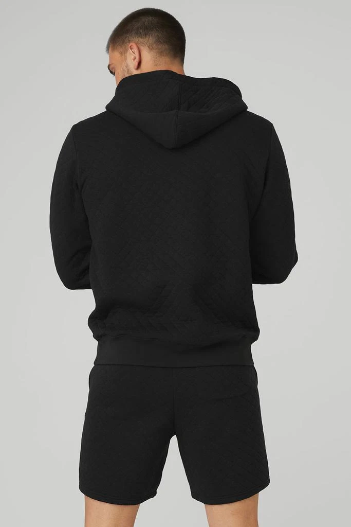 Alo Quilted Stadium Hoodie - Black 2