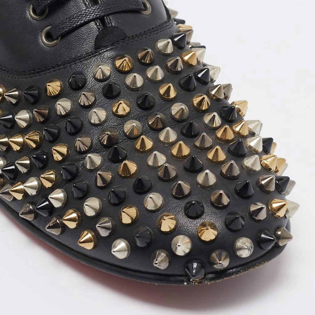 Christian Louboutin Christian Louboutin Black Leather Freddy Spike Oxfords Size 40.5 7