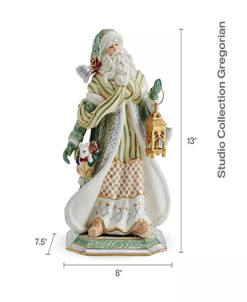 Fitz and Floyd Studio Collection 13-Inch Gregorian Santa Figurine 3