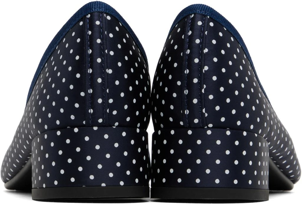 Repetto Navy Camille Heels 2