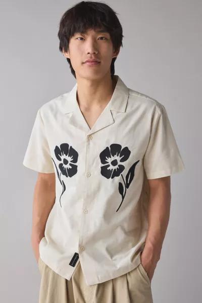 Native Youth Native Youth Cal Revere Collar Flower Applique Shirt
