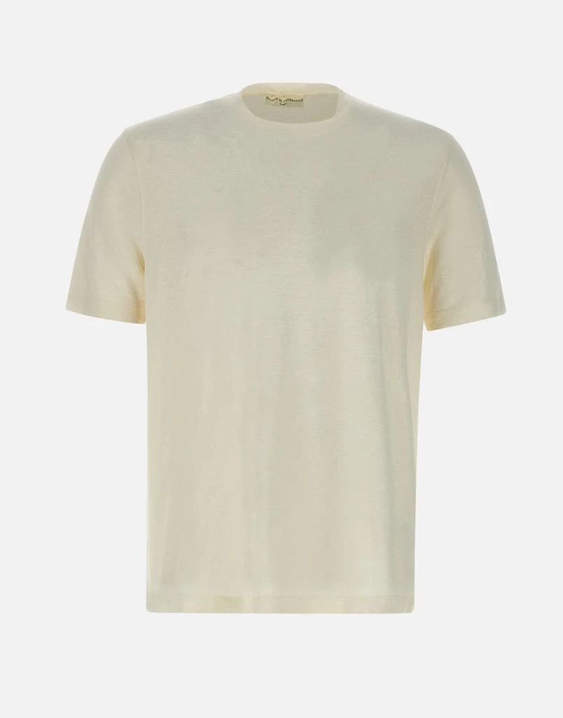 FILIPPO DE LAURENTIIS Linen stretch t-shirt 1
