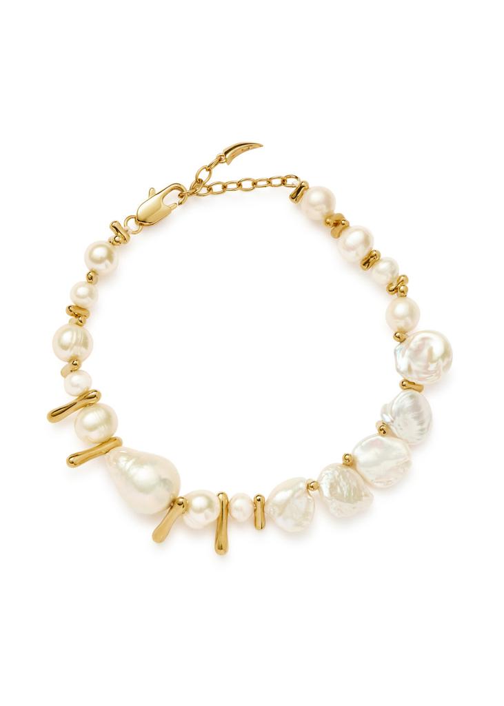 Missoma Mixed Pearl Statement beaded bracelet
