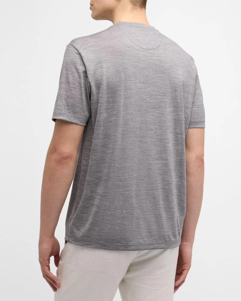 Baldassari Men's Reda Active Wool Crewneck T-Shirt 3