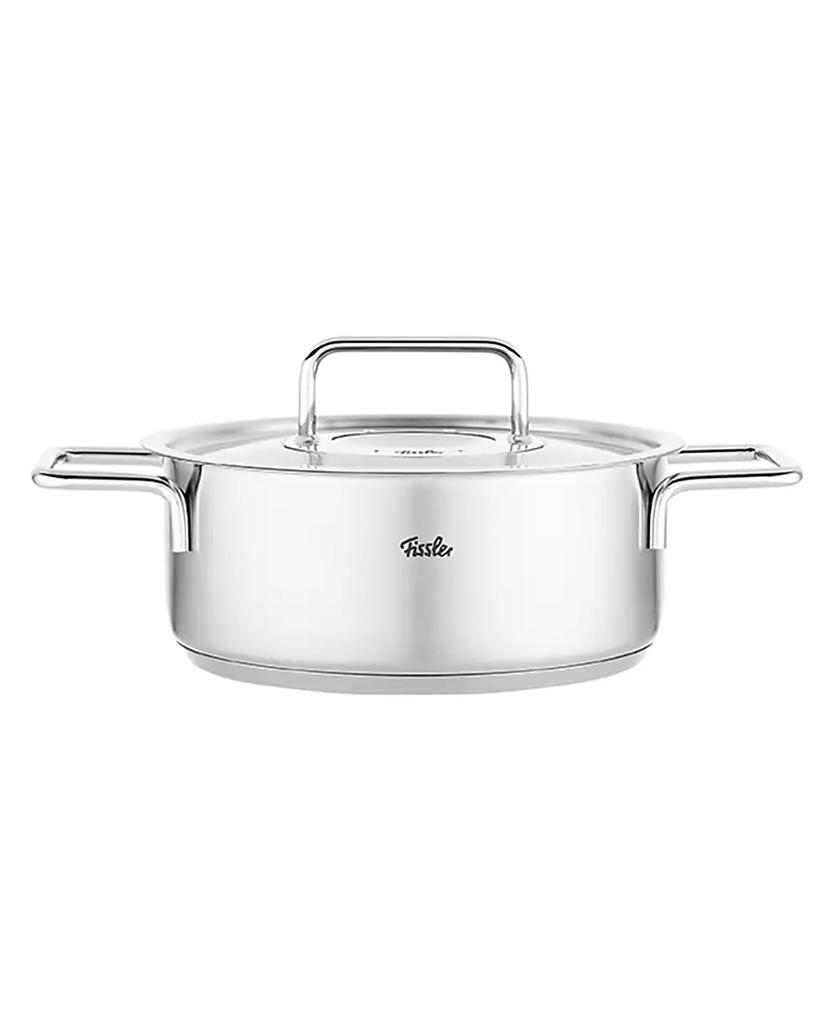 Fissler Pure Collection Stainless Steel 2.7 Quart Rondeau with Metal Lid