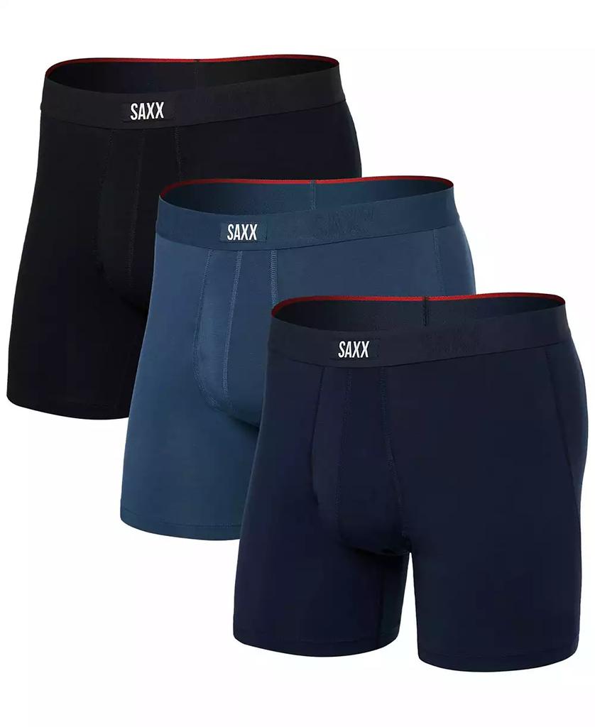 SAXX Men's 3-Pack Vibe Xtra Solid Boxer Briefs