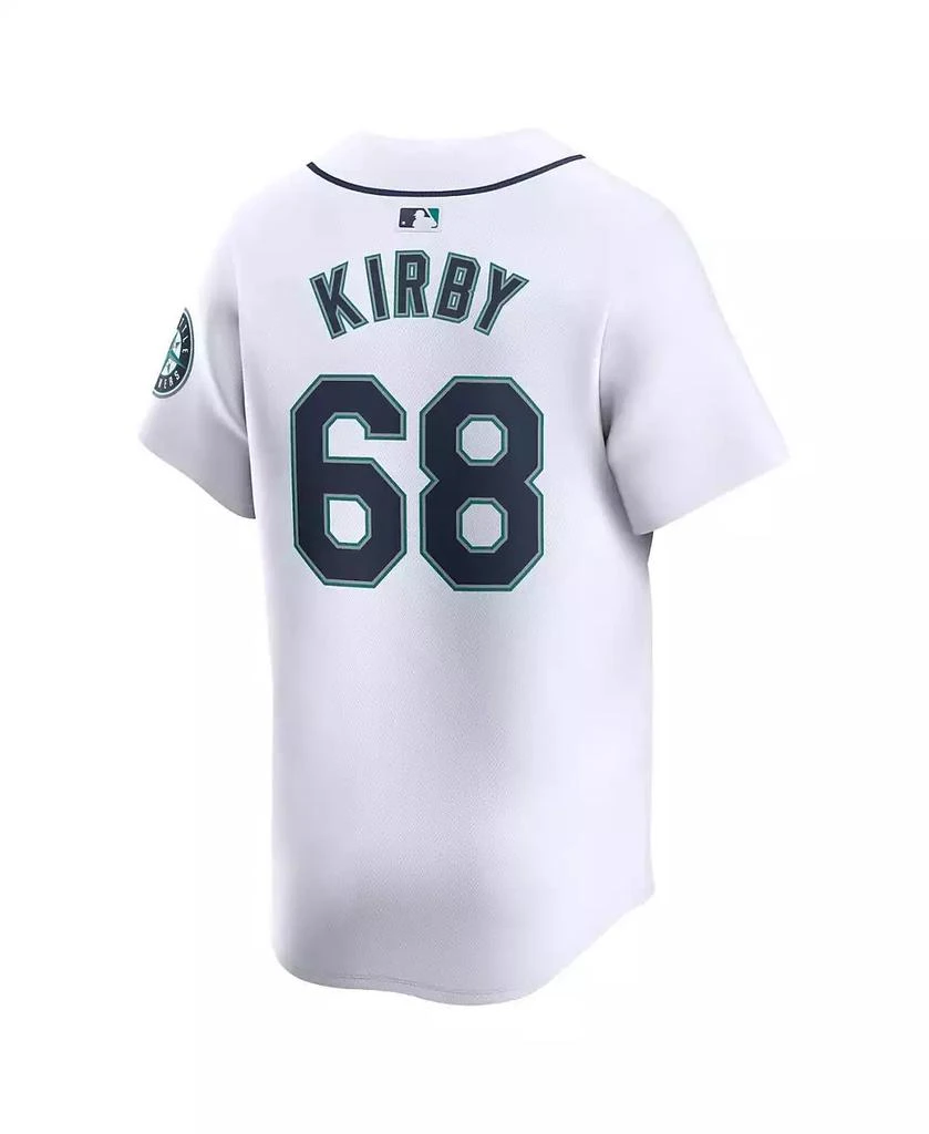 NIKE Men's George Kirby White Seattle Mariners Home Limited Player Jersey 2