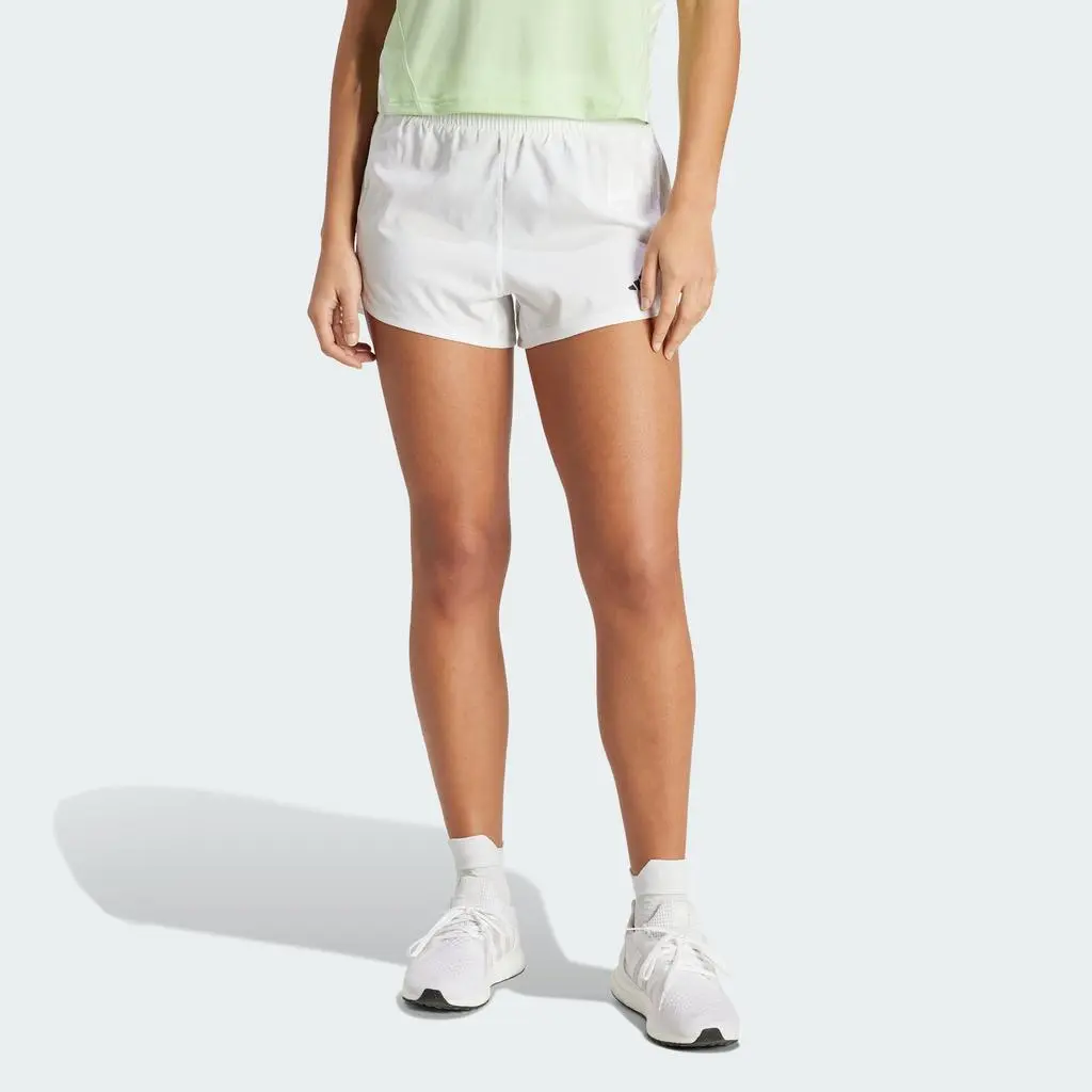 Adidas Women's  Pacer Training 3-Stripes Woven High-Rise Shorts