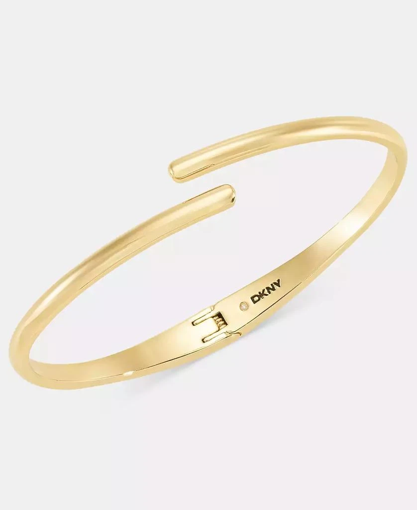 DKNY Thin Bypass Open Bangle Bracelet