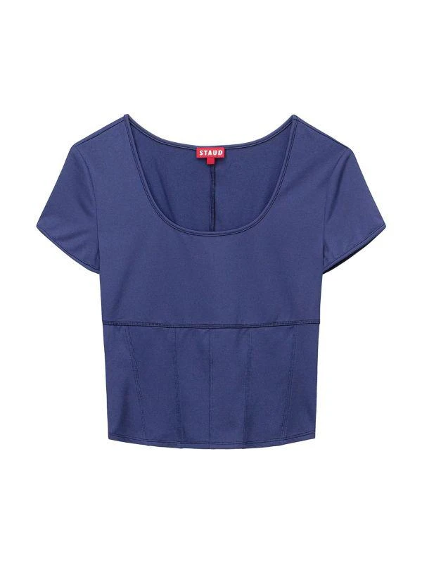 Staud STAUD COURT Replay Scoop Neck Sport Top 4