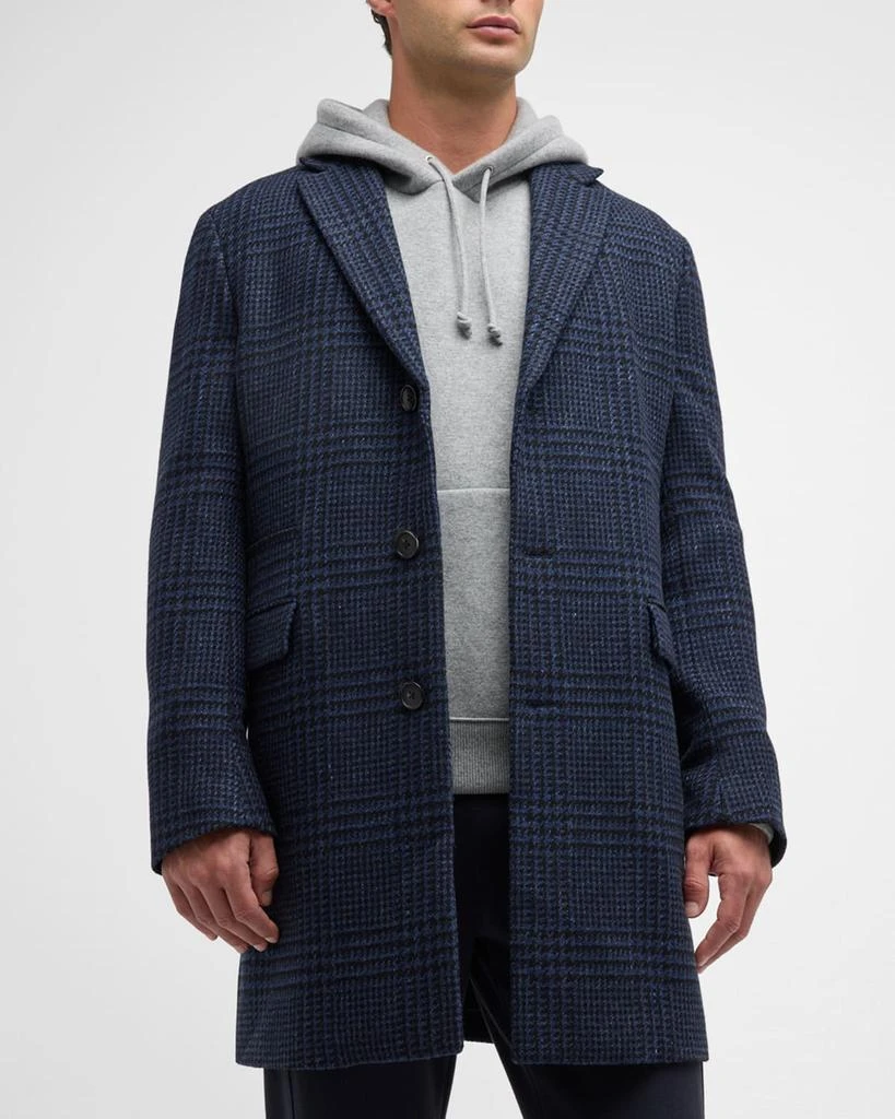 Cardinal of Canada Men's Sherwood Plaid Topcoat 1
