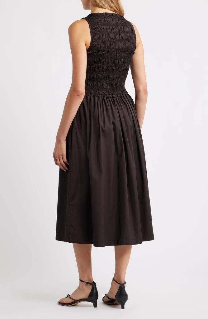 Madewell The Melody Smocked Midi Dress 2