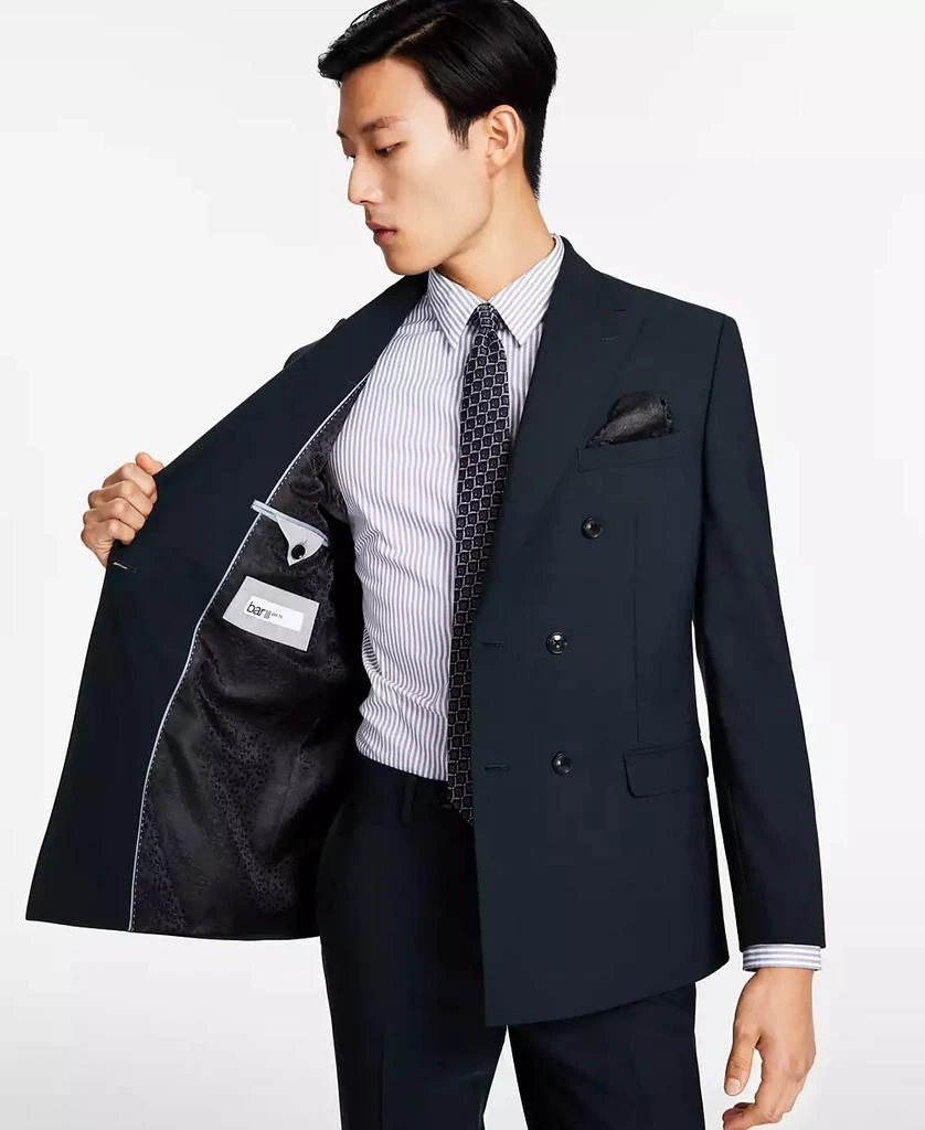 Bar III Men's Slim-Fit Emerald Green Solid Double-Breasted Suit Separate Jacket, Created for Macy's 4