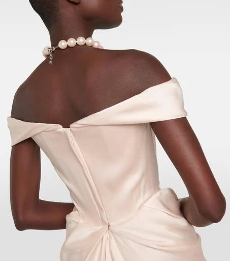 Vivienne Westwood Bridal Nova Cora crêpe satin minidress 6