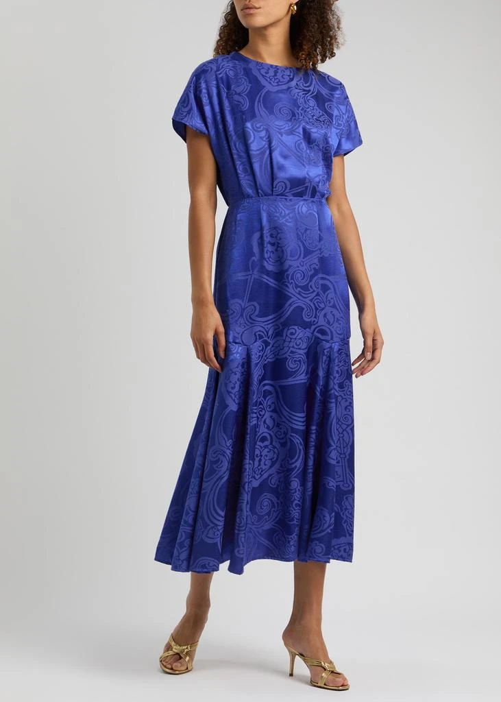 Erin satin-jacquard midi dress  On Sale Now with Up to 51% Off | Discover  Exclusive Deals & Savings at BeyondStyle  Authentic NEVER FULLY DRESSED  womens/clothing/dresses/party dresses|contemporary  designers|womens/clothing/dresses/evening dresses ...