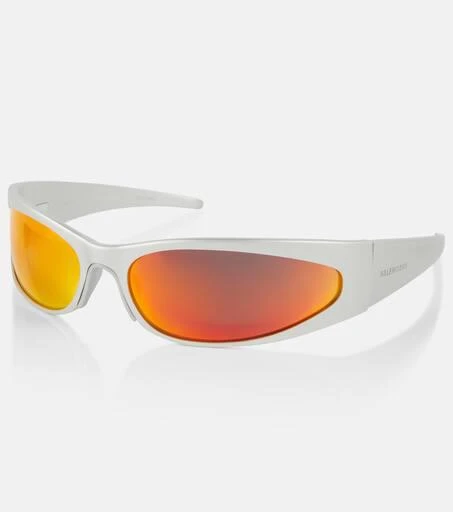 Balenciaga Reverse Xpander oval sunglasses 4