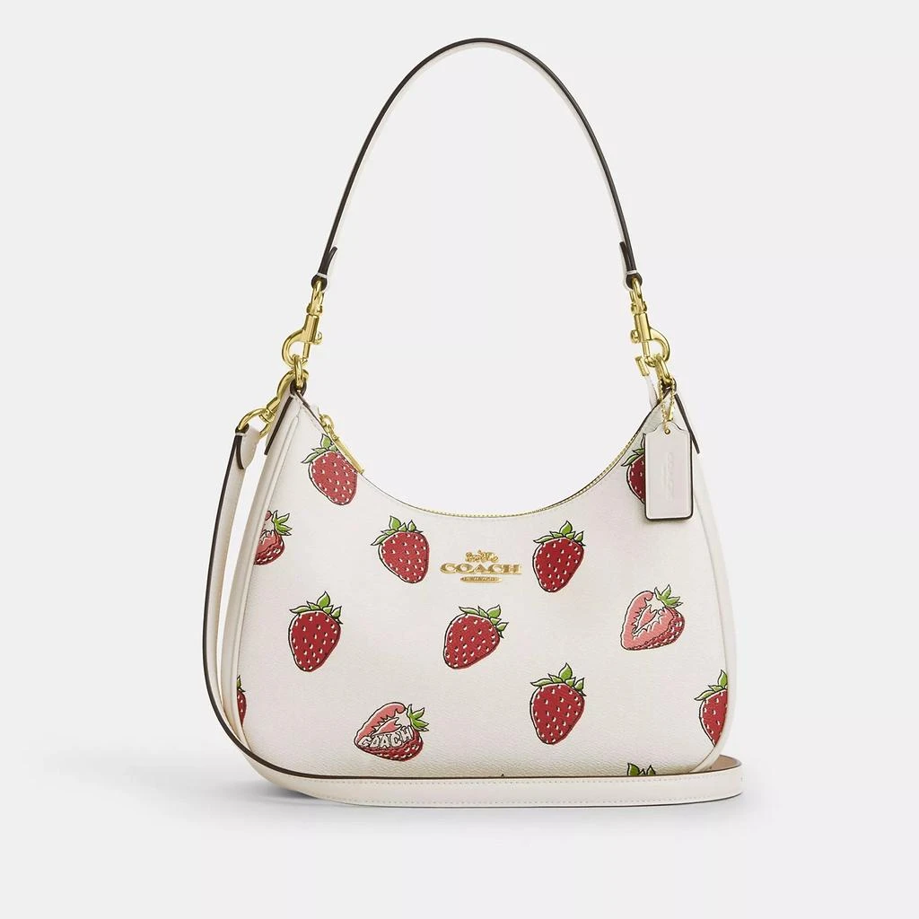 Coach Teri Hobo Bag With Strawberry Print 1