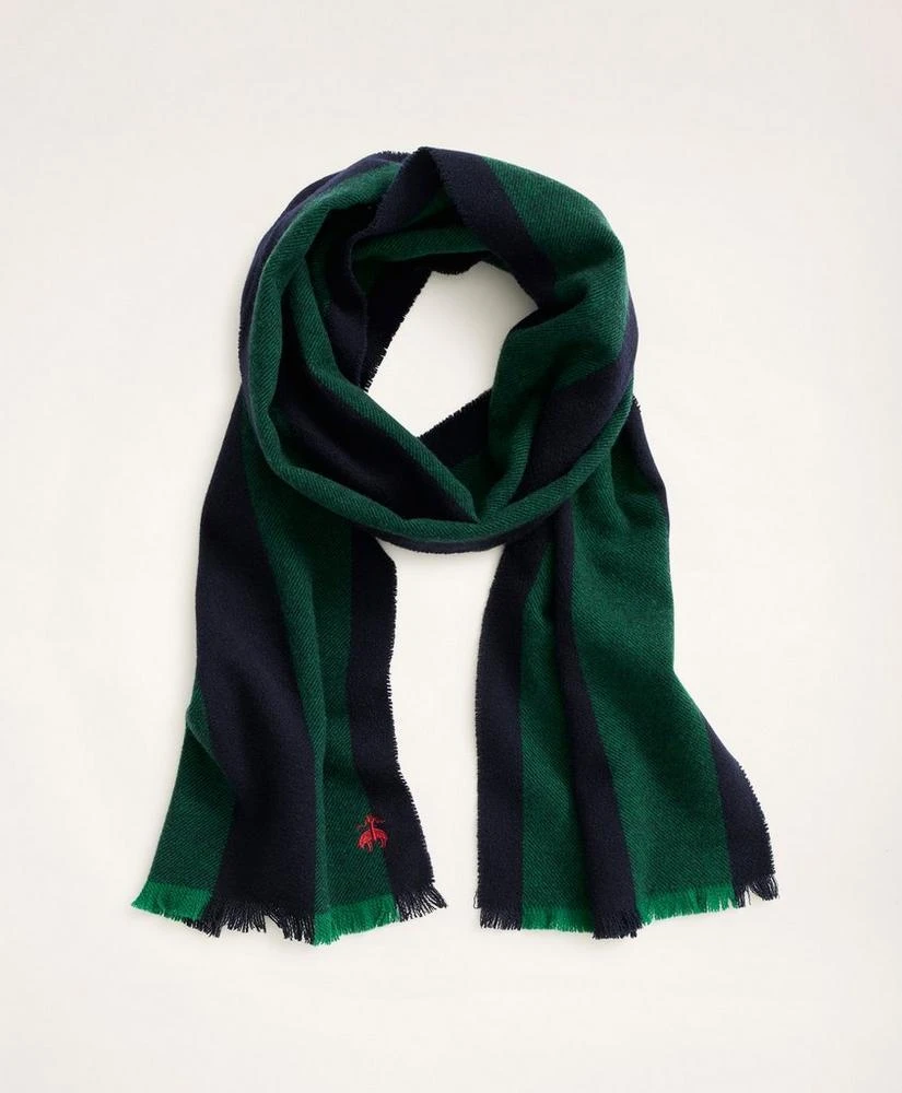 Brooks Brothers Stripe Wool Scarf 1