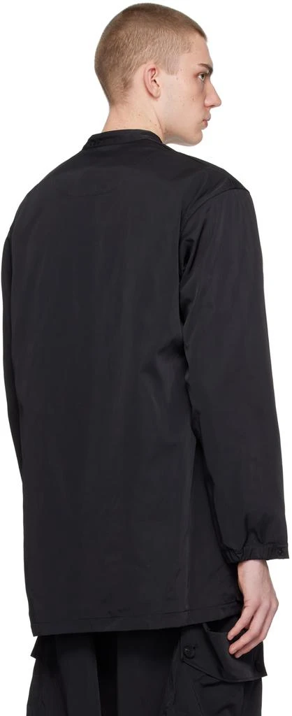 Y-3 Black Band Collar Shirt 3