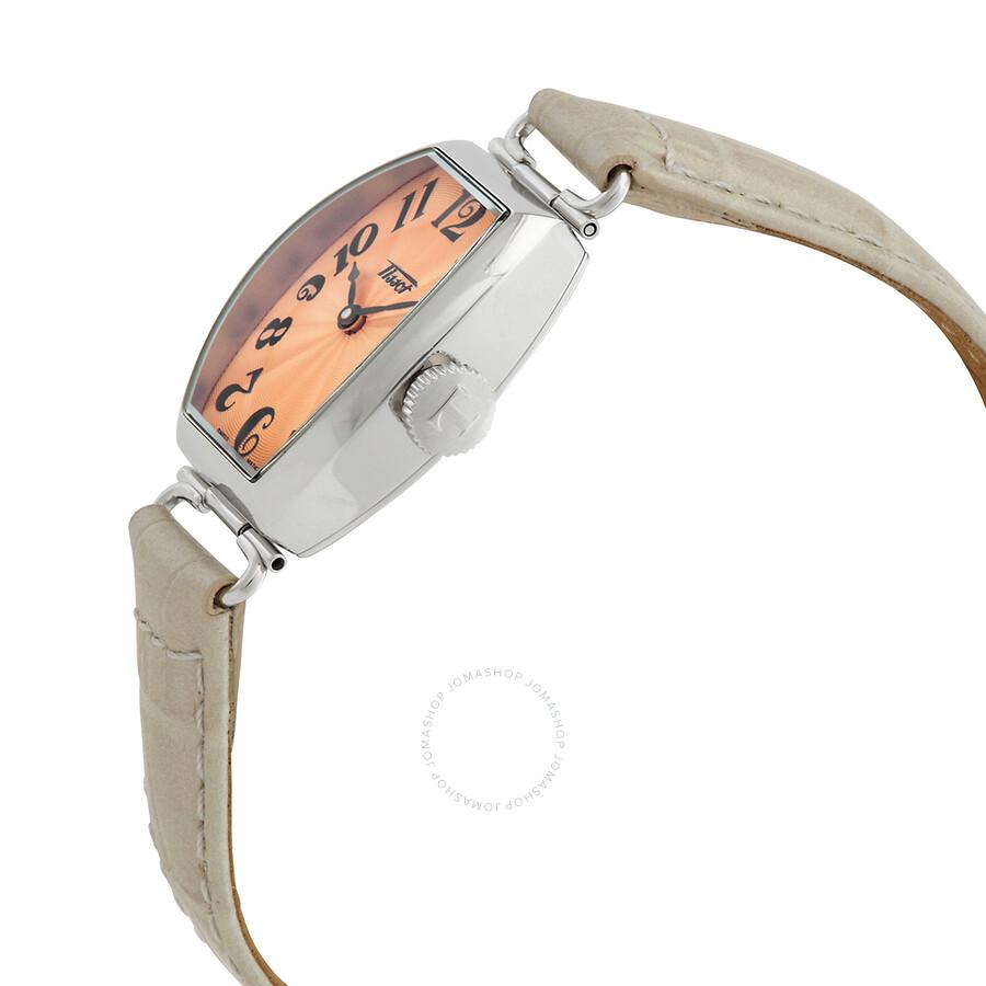 Tissot Heritage Quartz Orange Dial Ladies Watch T128.109.16.282.00