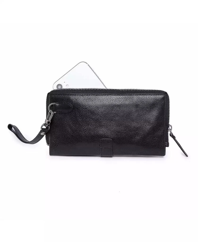 OLD TREND Women's Genuine Leather Snapper Clutch 8