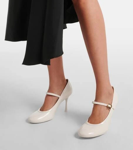 Gianvito Rossi 85 patent leather Mary Jane pumps 4
