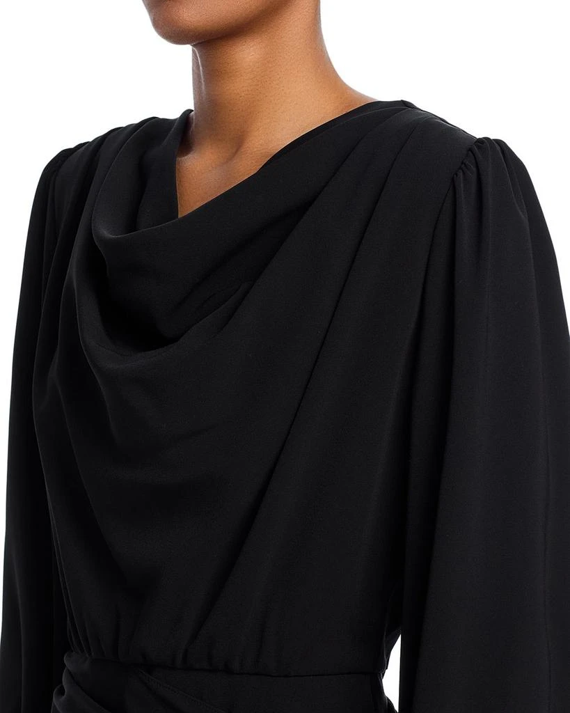 Black Halo Russel Draped Dress 2