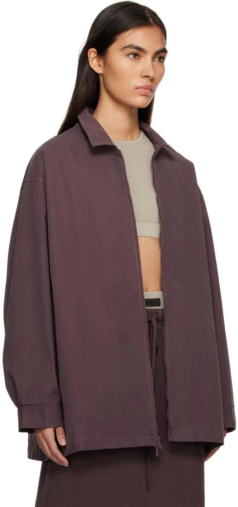 Essentials Purple Zip Jacket 2