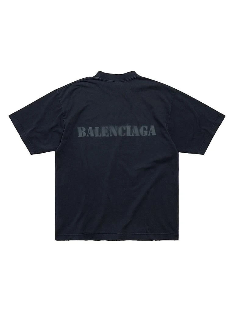 Balenciaga Stencil Type T-Shirt Medium Fit 2