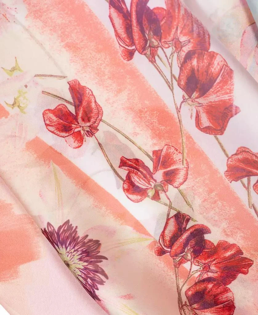 Vince Camuto Women's Butterfly Botanical Floral Square Scarf 4