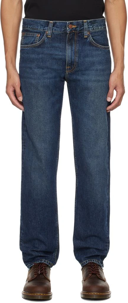 Nudie Jeans Blue Gritty Jackson Jeans 1