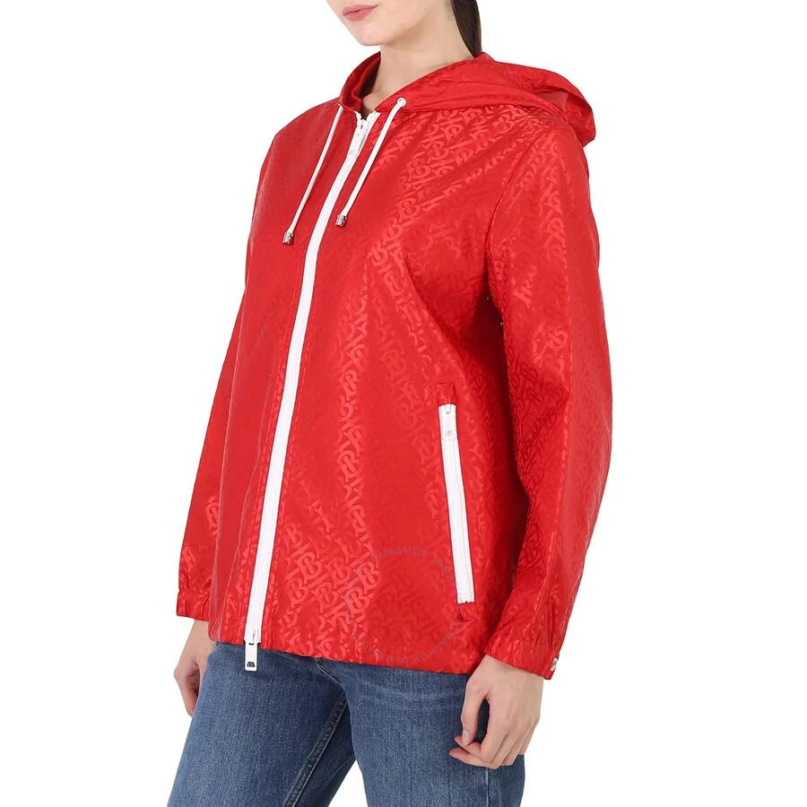 Burberry Ladies Bright Red Everton Pattern Jacket 2