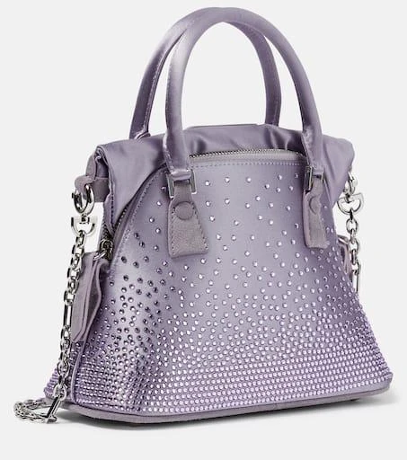 MAISON MARGIELA 5AC Classique Micro satin shoulder bag 4