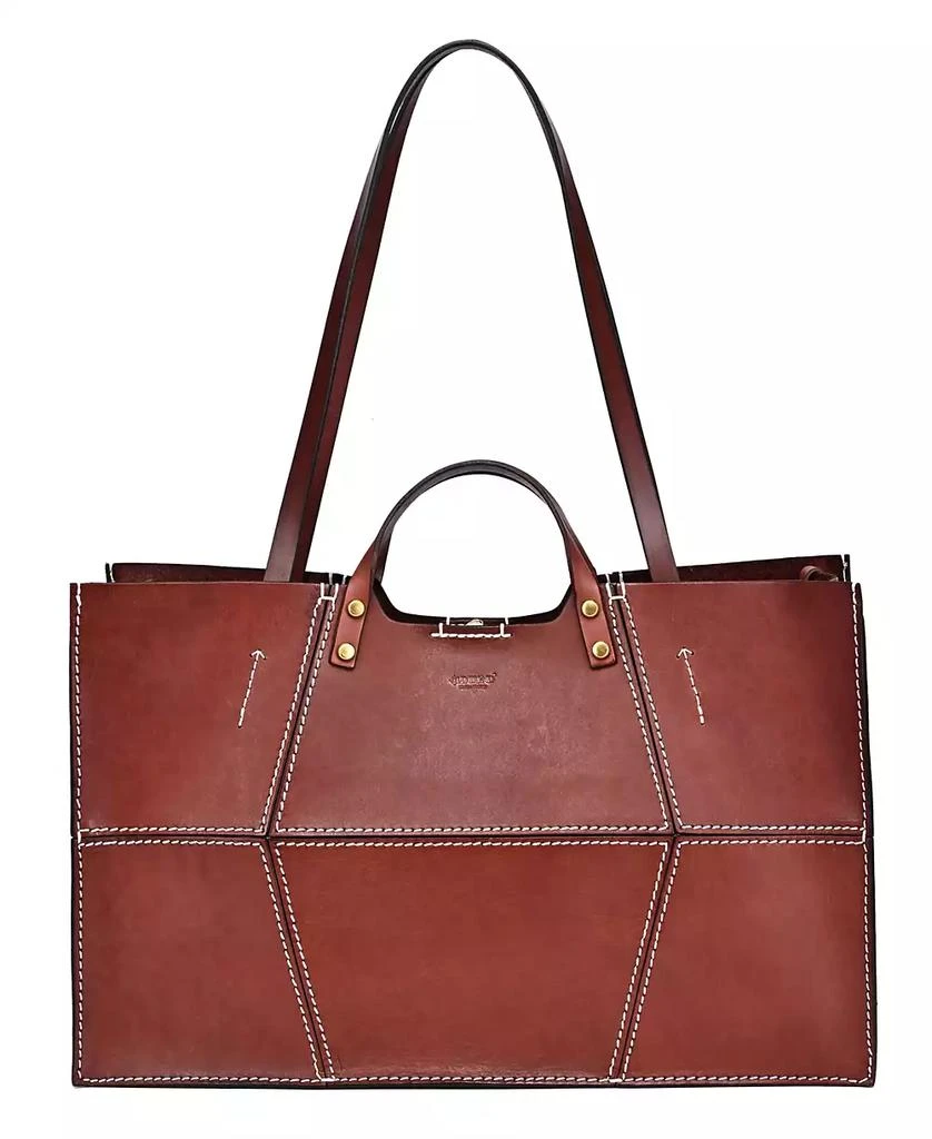 OLD TREND Women's Genuine Leather Rose All-day Tote Bag 1