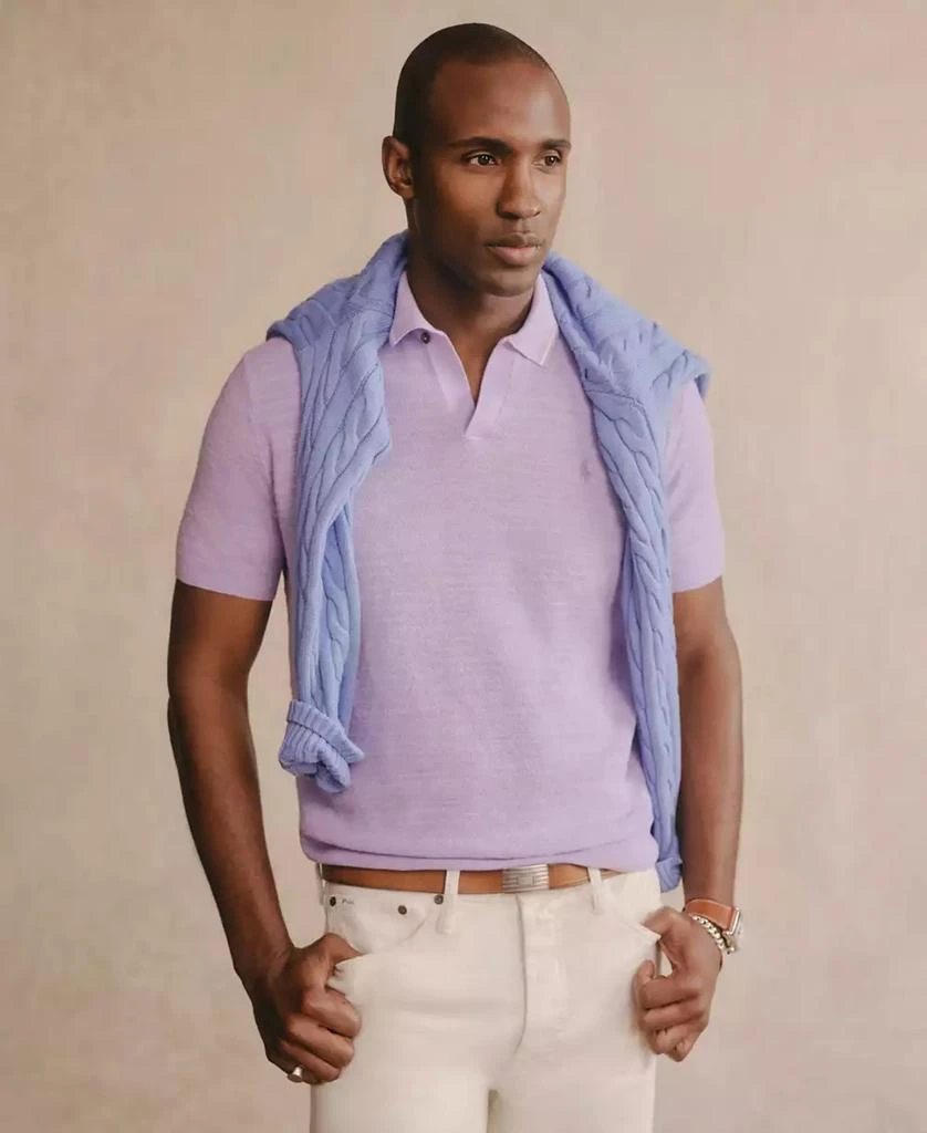 Ralph Lauren Men's Textured Cotton-Linen Sweater 6