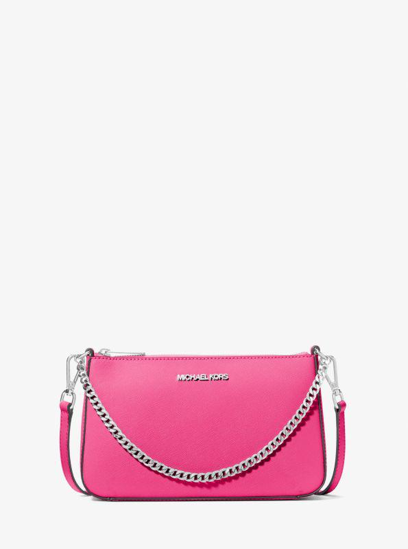 Michael Kors Jet Set Medium Saffiano Leather Crossbody Bag