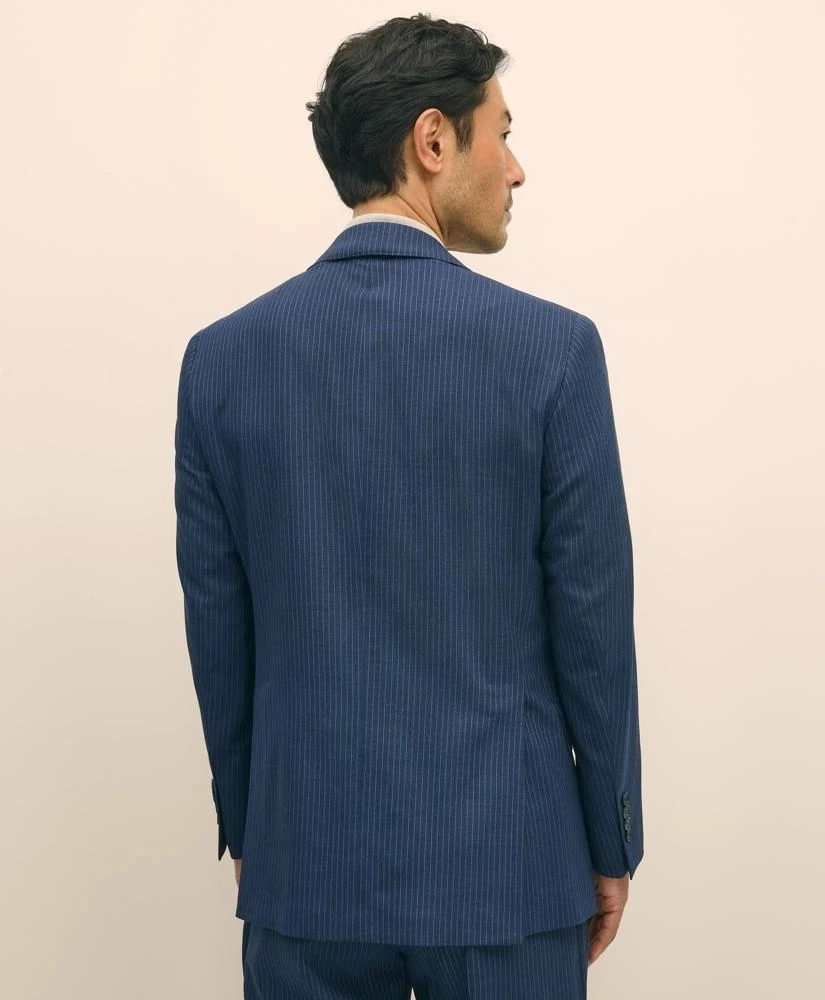 Brooks Brothers Brooks Brothers Explorer Collection Slim Fit Wool Pinstripe Suit Jacket 4