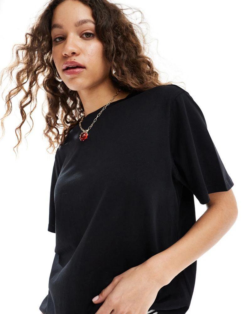 Monki Monki oversized t-shirt in black 3