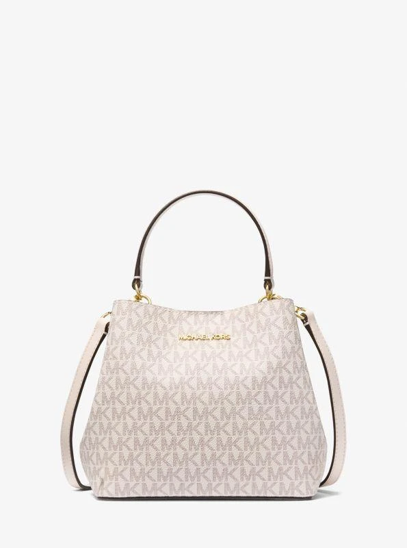 Michael Kors Pratt Small Signature Logo Shoulder Bag 1