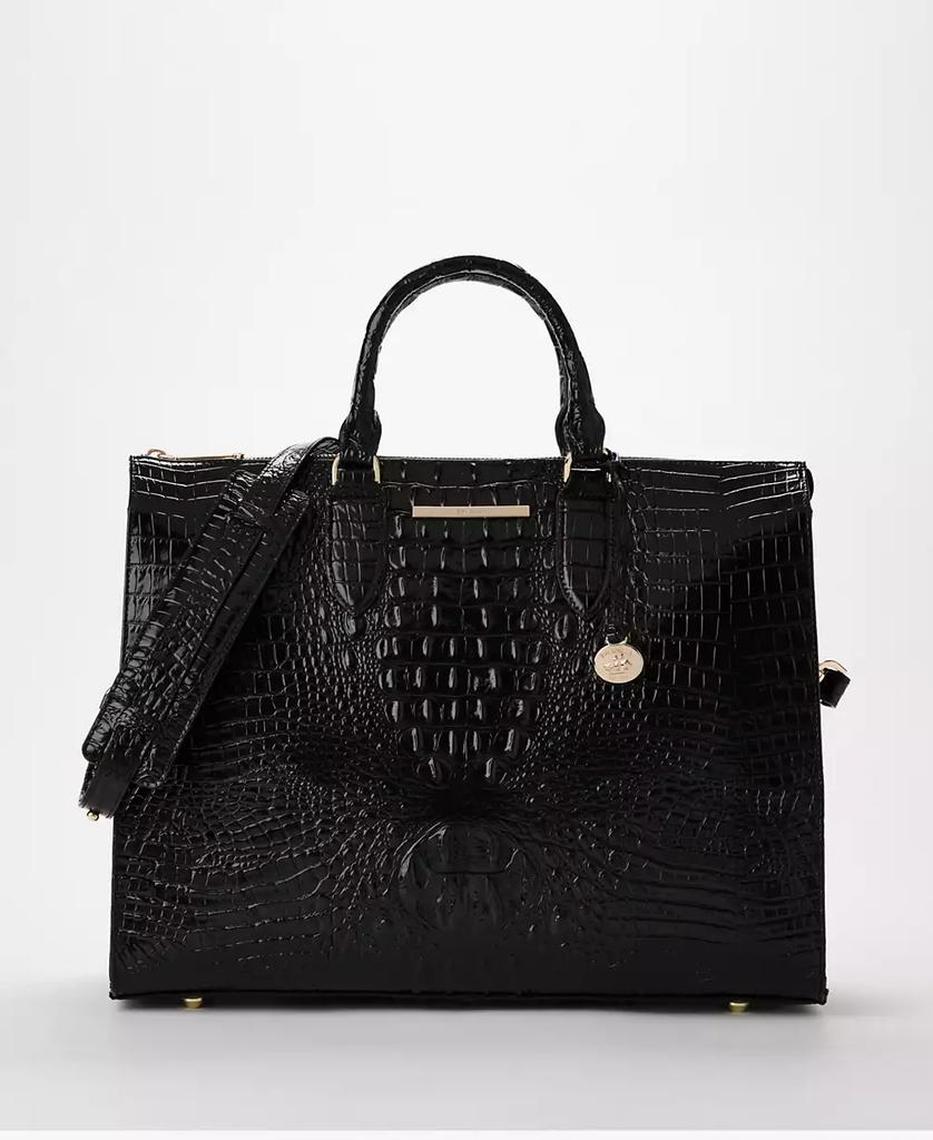 Brahmin Large Leather Business Tote
