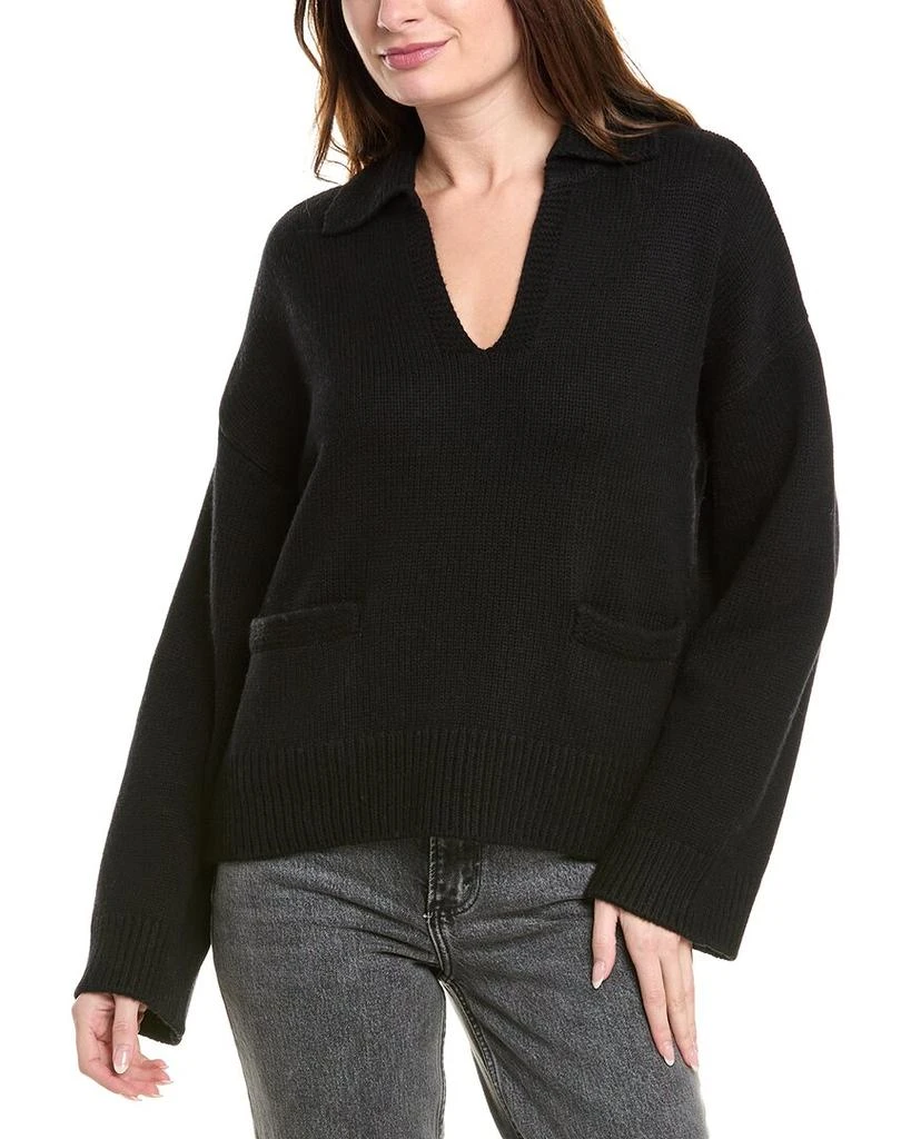 Rag & Bone Danica Wool & Cashmere-Blend Polo Sweater 1