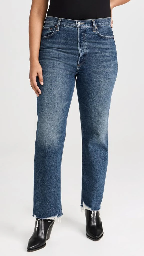 AGOLDE 90's Pinch Waist High Rise Straight Jeans 8