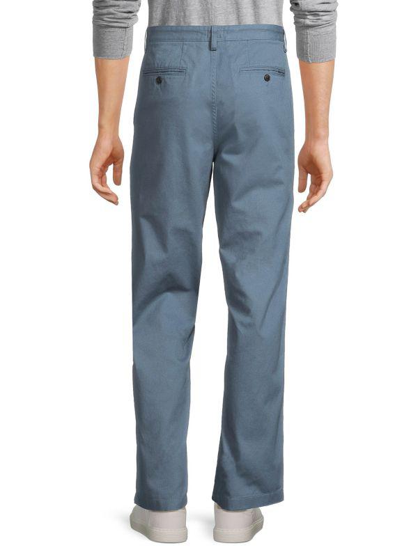 Noah Cotton Double-Pleat Pants