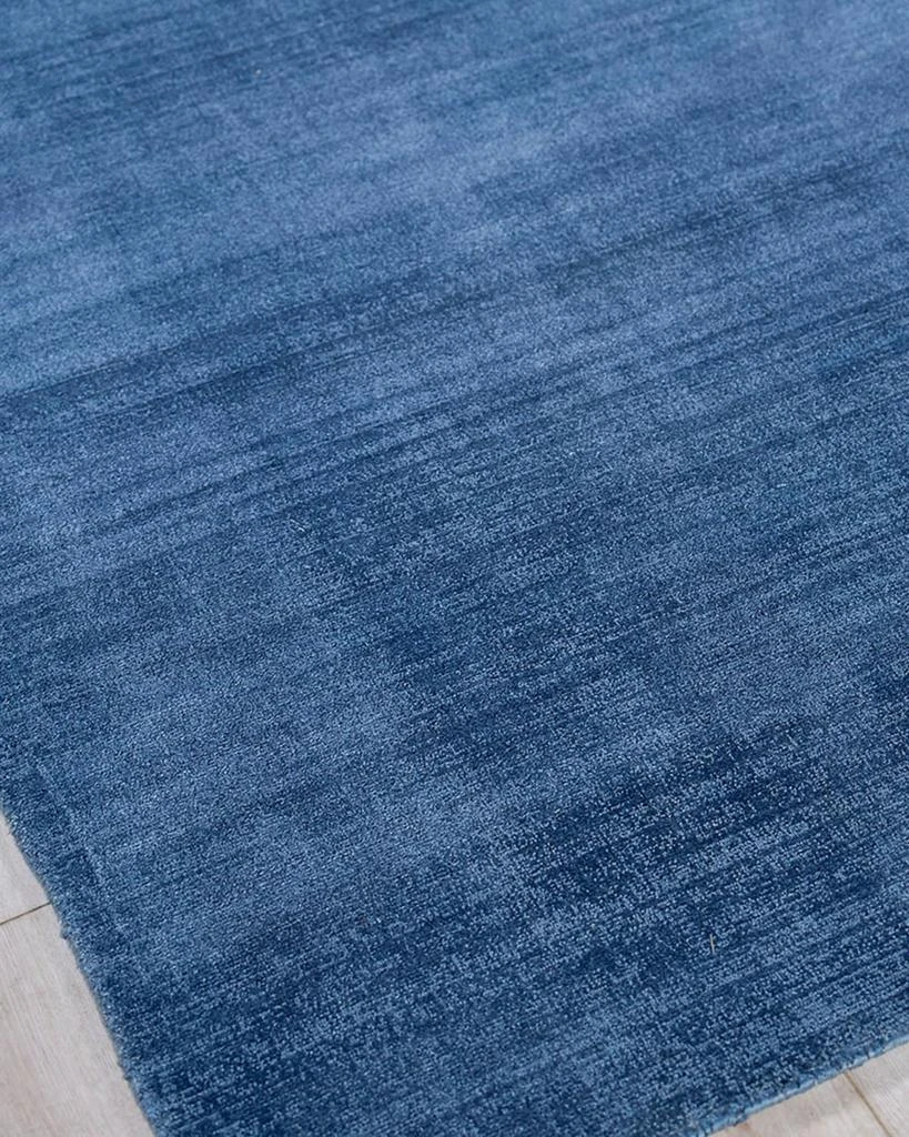 Exquisite Rugs Martelli Modern Hand-Loomed Navy Rug, 4' x 6' 3