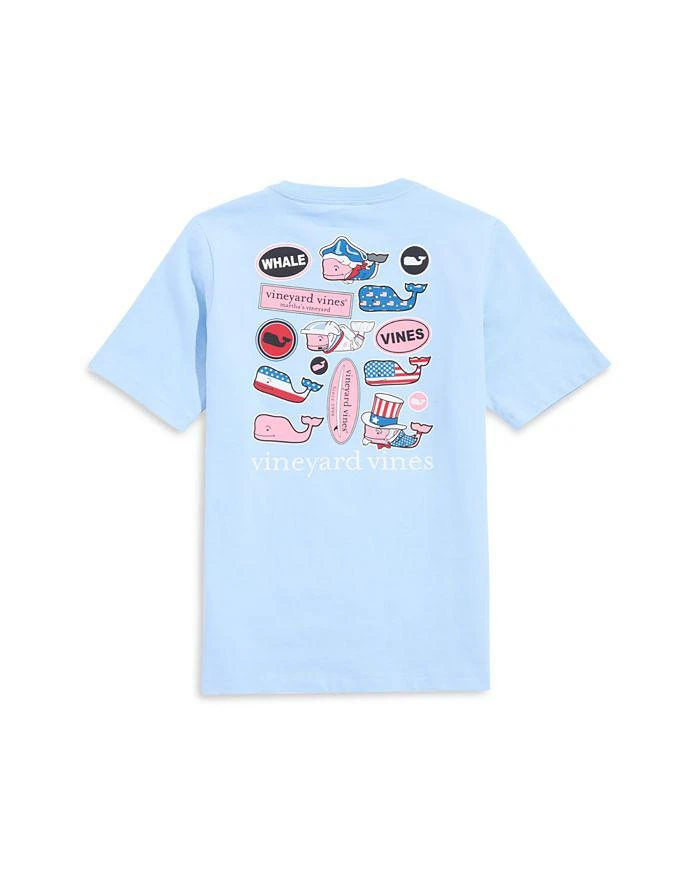 Vineyard Vines Boys' USA Sticker Short Sleeved Pocket Tee - Big Kid 2