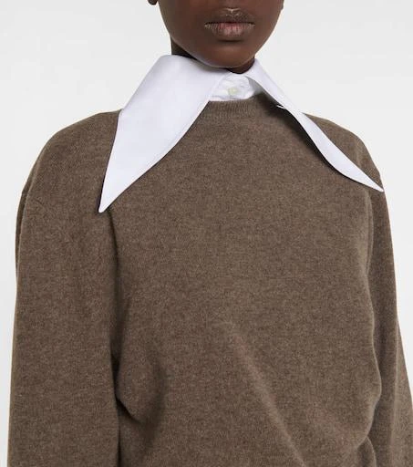 The Row Laris gathered cashmere sweater 4